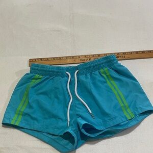 Nasty Pig Blue and Green Men Swim Hybrids size medium